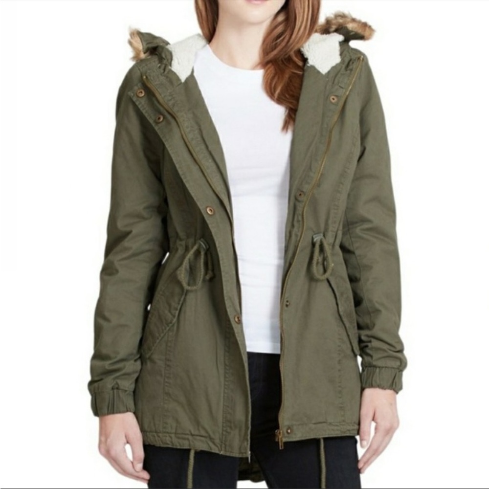 Gianni Bini Winter Jacket Anorak Parka size Small